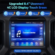 Tela UConnect 4C UAQ 8.4" para Dodge Ram, Chrysler, Jeep 2017-2022 - Substituição Antirreflexo e Sem Gel - imagem 3