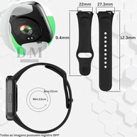 Pulseira Silicone Borracha Para Xiaomi Redmi Watch 3 ACTIVE M2235W1 DM ACESSÓRIOS - imagem 4