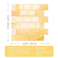 Azulejos Autoadesivos Subway 30x30cm - Brilho Elegante e Fácil Instalação para Cozinha e Banheiro - imagem 4