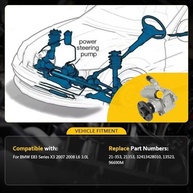 Bomba de Direção Hidráulica para BMW X3 E83 (2007-2008) L6 3.0L - Peça de Reposição 21-353 - imagem 4