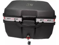 Bauleto Moto Stoned Tracker 35L com Faixa Cinza: Segurança e Estilo para Sua Viagem - imagem 1