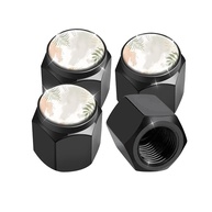Kit 4 Tampas de Válvula de Pneu em Alumínio Universal - Estilo e Proteção para Seu Veículo - imagem 1