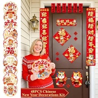 Kit de Adesivos de Ano Novo Chinês 2026 - 46 Peças para Decoração Festiva - imagem 3