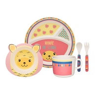 Conjunto de Refeição Infantil Oxford 5 Peças - Seguro, Prático e Estiloso para Crianças - imagem 1