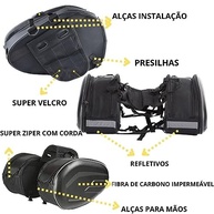 Alforge Moto Baslu 58L: Impermeável, Universal e Espaçoso para Sua Jornada - imagem 3