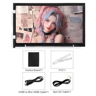 Tela LCD 14" FHD 1920x1080 para Lian Li O11 Mini: Monitor Secundário HDMI 72% NTSC (Branco) - imagem 4