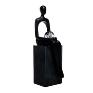 WOLFF - Figura Decorativa Tesouro em Resina | 7x8,5x24cm | Design Encantador para Decoração - imagem 1
