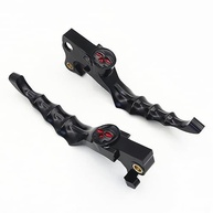 Alavanca de Embreagem e Freio CBCTOC Crânio para Harley Sportster 883/1200 XL XR (Preta) - imagem 3