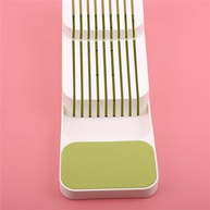 Organizador de Facas para Gaveta com Base de Apoio - Até 9 Facas - Design Moderno e Seguro (Branco) - imagem 2