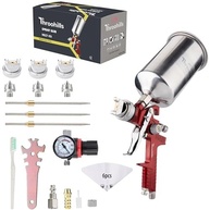 Kit Pistola HVLP Profissional com Bicos 1,4/1,7/2,0 mm – Ideal para Pintura Automotiva e Acabamentos Premium - imagem 2