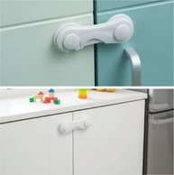 Kit 6 Travas de Segurança para Portas, Gavetas e Geladeiras - Branco | Proteja sua Casa com o Poderoso Adesivo 3M - imagem 5