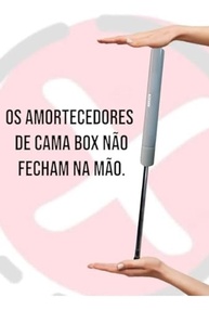 Amortecedor Pistão a Gás 80kgf para Cama Box Padrão e Queen - Nakata - imagem 3