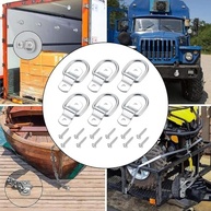 Kit 6 Anéis D de Amarração Reforçados - Segurança e Versatilidade para Cargas - imagem 4
