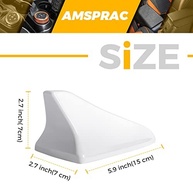 Capa Antena Shark Fin AMSPRAC para Kia Optima, Hyundai Sonata, Genesis G80/Coupe e Elantra - Design Moderno e Proteção Superior - imagem 5