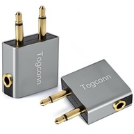 Adaptador de Fone de Ouvido para Avião (2 Unidades) - Conexão 3.5mm Universal - imagem 2
