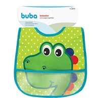 Buba Babador Com Bolso Impermeável - Dino Colorido para Bebês - imagem 4