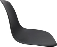 Assento para Cadeira Charles Eames Eiffel - Design Moderno em Polipropileno Preto - imagem 5