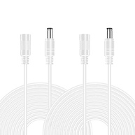 Wefomey Cabo Extensor DC 3m 5.5x2.1mm Universal 12V para Câmeras de Segurança (Pacote com 2) - imagem 2