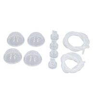 Conjunto Protetor de Peito Ainoli para Bomba Tira Leite - 4 Válvulas Bico de Pato + Flanges de Silicone Macio - imagem 2