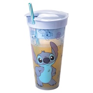 Copo com Compartimento e Canudo Stitch 540 ml - Seguro, Prático e Divertido para Crianças - imagem 1