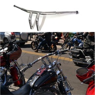 Guidão T-Bar Buffalo Cromado 15,24cm (1-1/4") NBX para Harley-Davidson e Custom - imagem 1