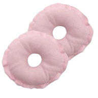 Conjunto com 2 Rosquinhas de Amamentação Laváveis Rosa - Conforto e Suporte para Mães - imagem 1