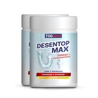 Desentop Max 250g - Kit 2 Unidades para Limpeza Profunda de Fossa, Caixa de Gordura e Encanamento - imagem 1
