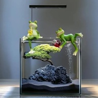 Estatuetas de Sapo em Miniatura - Decoração Encantadora para Vasos e Jardins - imagem 4