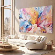 Quadros Decorativos Abstratos 40x60 - Tecido Premium para Quarto e Sala - imagem 2