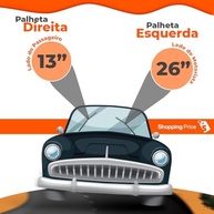 Par Palhetas Limpador Para-brisa Silicone Elantra 2011-2016 Dianteira - imagem 5