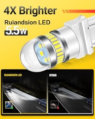 Ruiandsion Lâmpada LED 3157: Brilho Intenso e Segurança para seu Veículo - imagem 3