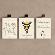 Kit 3 Quadros Decorativos para Fisioterapia - Design Moderno em MDF 40x28cm - imagem 5