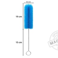 Escova Multiuso para Limpeza Profunda de Garrafas, Copos e Mamadeiras - 3 Unidades com Cerdas Sintéticas e Cabo Longo - imagem 4