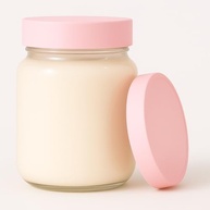 Kit 12 Potes de Vidro 267ml com Tampa Rosa - Seguro, BPA Free, para Leite Materno e Papinhas - imagem 2