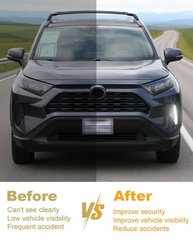 Kit Faróis de Neblina LED com DRL Âmbar para Toyota RAV4 2019-2025 - Segurança e Estilo - imagem 4