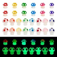 Mini Estatuetas de Cogumelos Luminosos em Resina - 28 Peças para Decoração de Jardim e Micro Paisagem - imagem 2