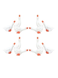 Tiny Garden Goose - 12 Estatuetas de Gansos em Miniatura para Jardins de Fadas e Terrários - imagem 1