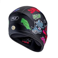 Capacete Fly Drive 2 HG Loko Preto Fosco/Color - Segurança e Estilo para sua Moto - imagem 5