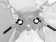 Guidão Clip-On 33mm para Motos Honda, Kawasaki, Suzuki e Yamaha - Estilo Cafe Racer - imagem 3