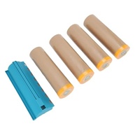 GLOGLOW Rolos de Máscara Premium Kraft com Dispensador para Pintura Profissional - imagem 3