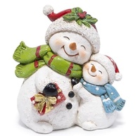 Figurinhas de Boneco de Neve para Decoração de Natal - Adornos Resina para Casa e Ambientes Internos - imagem 2
