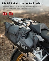 Alforjes Moto ILM 48L Impermeáveis: Aventura e Segurança para Sua Jornada - imagem 3
