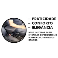 Apoio de Braço Premium para HB20 e HB20S (Tecido Preto Sem Costura) - Conforto e Praticidade em Todos os Modelos - imagem 5