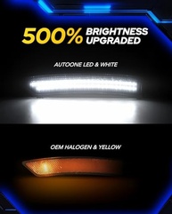 Luzes de LED Laterais AUTOONE para Ford Mustang 2024-2025: Upgrade Brilhante e Durável - imagem 3