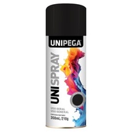 Tinta Spray Unipega Preto Fosco 350ml - Acabamento Premium para Projetos Criativos - imagem 2