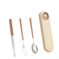 Conjunto de Talheres Aço Inox 304 com Pauzinhos Antiderrapantes | Portátil para Viagem e Acampamento - imagem 4