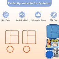 Juntas de Vedação para Omiebox - Pacote com 4 Unidades | Acessório Essencial para Lancheiras Bento Infantis - imagem 5
