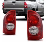 Par de Lanternas Traseiras Bicolor para Chevrolet Montana 2003-2010 - Lente Lisa Acrílica - imagem 2