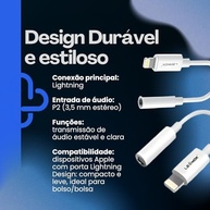 Adaptador Lightning para P2 3.5mm: Som de Alta Qualidade para seu iPhone/iPad - imagem 4