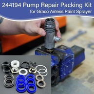 Kit de Reparo de Vedação para Pulverizador Airless - Anéis de Silicone e Componentes Metálicos - imagem 4